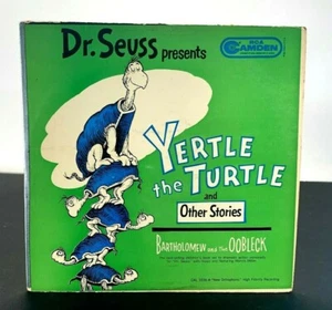 VTG Dr Seuss Yertle The Turtle Bartholomew And The Oobleck Vinyl LP 1961 - Imagen 1 de 4