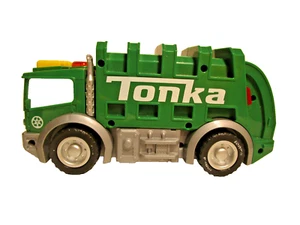 Tonka Mighty Force grüner Müllwagen mit realistischen Lichtern & Sounds - - Bild 1 von 3
