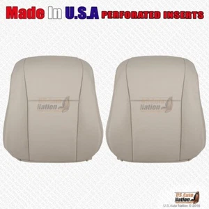 2010 2011 2012 For Lexus LS460 LS600h Driver & Passenger Tops Leather Cover Tan - Picture 1 of 6