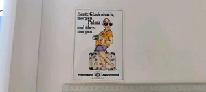 Reisebüro Hinterland, 'heute Gladenbach, Morgen Palma Und Übermorgen' Aufkleber - Bild 1 von 1