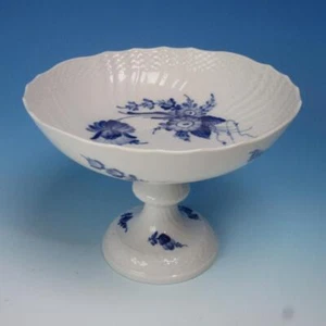 Royal Copenhagen China - 81/4" Diámetro Pedestal Soporte para Pasteles Flores Azules 1528 - Imagen 1 de 4