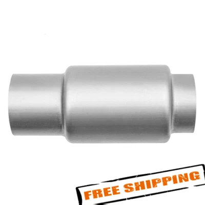 Dynomax 24250 Race Series Mini Bullet Stainless Steel Round Exhaust Muffler - Image 1 of 4