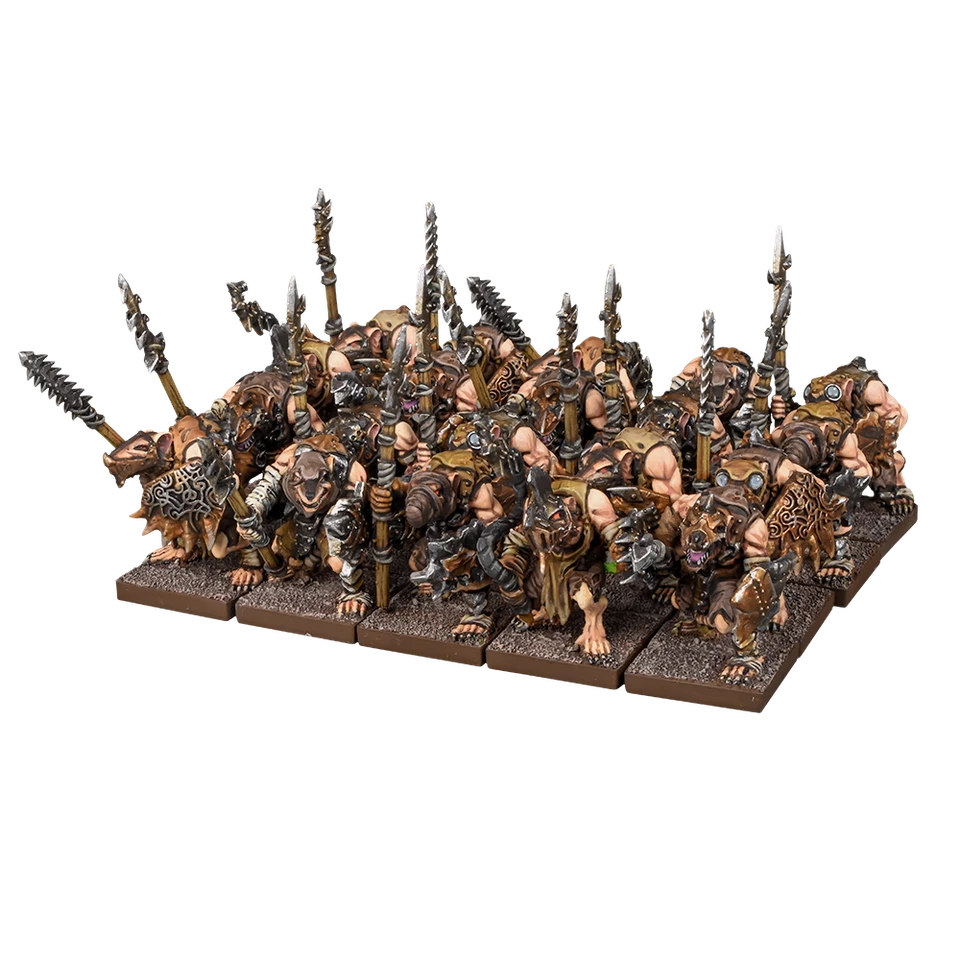 Kings of War Northern Alliance Varangur Clansmen Warband Regiment Clansman 28mm