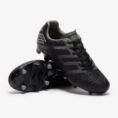 Botines de fútbol Lotto para hombre Maestro 700 IV FG todos negros gravedad titanio talla 9 nuevos en caja Foto 1 de 4