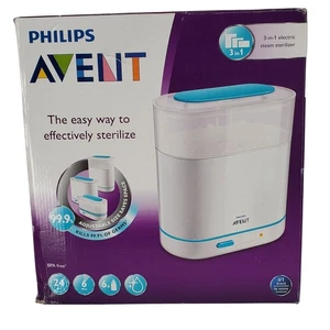 Philips Avent 3 in 1 Electric Steam Sterilizer New in Box - Picture 1 of 3
