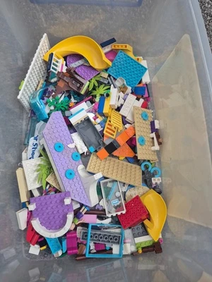 LEGO/Misc.  Bulk Lot with some mini figures/ medium flat rate box - Image 1 of 4