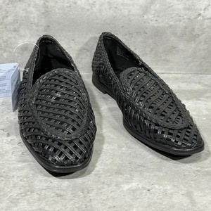 Mocassini bassi Aerosoles Nagle neri in gomma traforata da donna taglia 6,5 M - Foto 1 di 14