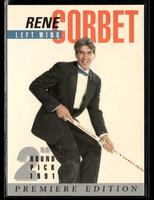 1991 Arena Draft Picks #18 Rene Corbet  Hockey Card 2003D - Image 1 of 2