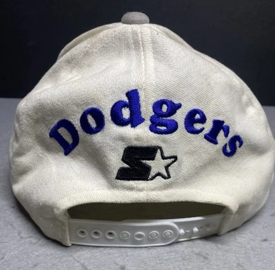 De colección Raro LA Dodgers Starter SnapBack Sombrero, Gorra de Béisbol Foto 1 de 4