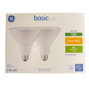 GE Basic LED 11w Floodlight Warm White 90w Replacement 2 Pack - Picture 1 of 6