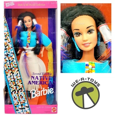 Muñecas Barbie nativas americanas del mundo edición especial 1993 Mattel 11609 Foto 1 de 4