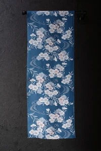 Japanese Fabric Rayon Textile Vintage Kimono Antique Patch Dyed 36.6"/KIL88/55 - Picture 1 of 10