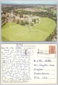 c28485 Colston's School, Stapleton Bristol Bristol England postcard 1987 stamp - Picture 1 of 3