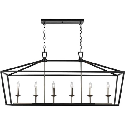 Trans Globe Lighting 10267-PC/BK Lacey Pendant Polished Chrome and Black - Image 1 of 4