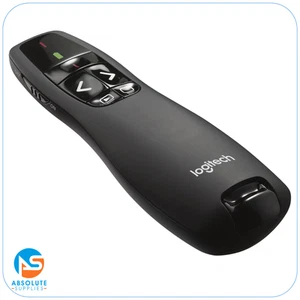 Logitech R400 Wireless Presentation Presenter Remote Red Laser Remote, 2.4 GHz - Photo 1/8