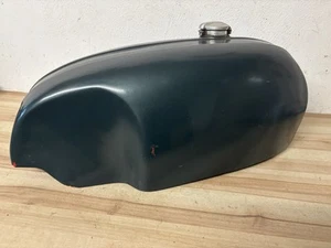 vintage fibre glass cafe racer race petrol tank with pop up cap - Picture 1 of 8