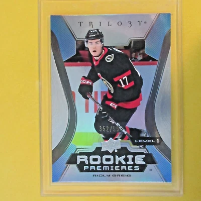 RIDLY GREIG  2023-24 TRILOGY Level 1  /999 Rookie Premieres #139  Senators - Image 1 of 4