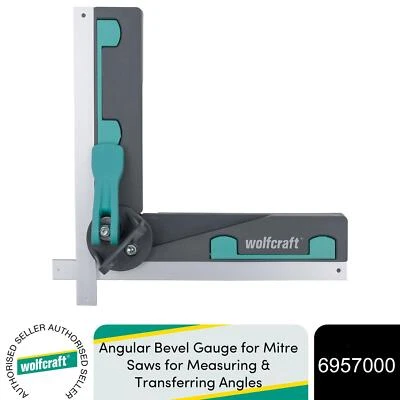 Wolfcraft Angular Bevel Gauge for Mitre Saws for Measuring & Transferring Angles - Image 1 of 4