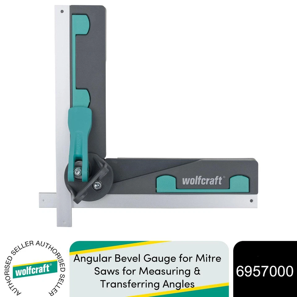 Wolfcraft Angular Bevel Gauge for Mitre Saws for Measuring & Transferring Angles - Image 1 of 4