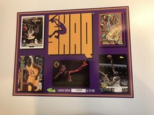 Limited Edition Shaquille O'Neal Commemorative Sheet Uncut