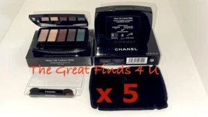 Lot of 5 Chanel TRAIT DE CARACTERE Eyeshadow Palette 5-Color Shadows .31oz/9g 💯 - Picture 1 of 2