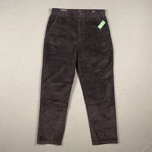Gap Mens Corduroy Pants 32x32 Brown Tapered Leg Flex Stretch NEW WITH TAGS $79 - Picture 1 of 13
