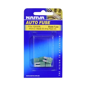 Narva 52430BL 30 AMP Micro 2 Blade Fuse Pack - Auto Electrical - Picture 1 of 1
