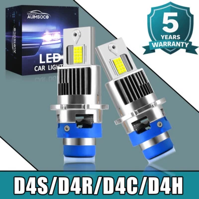 For Lexus IS F 2008-2014 2x D4S/D4R LED Xenon Headlight Light Bulbs Replacement - Image 1 of 4