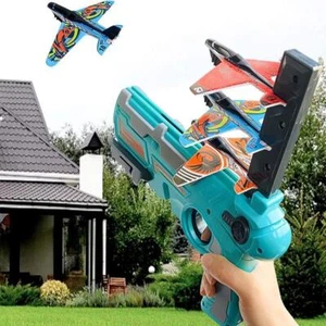Airplane Launcher Toy for Kids, Foam Plane Catapult, Outdoor Flying Sports Gift - Picture 1 of 11