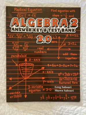 Teaching Textbooks Algebra 2 Answer Key and Test Bank 2.0 Homeschool - Image 1 of 4
