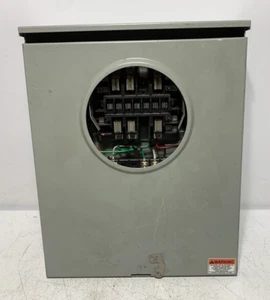 Siemens 1007003CCH CT Meter Socket 3 Phase 4 Wire 20 Amp 13 Jaws 600VAC - Picture 1 of 4
