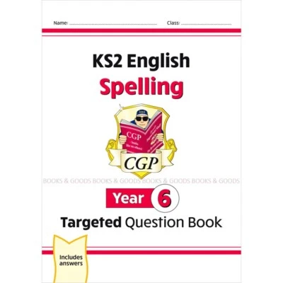 KS2 SATS Year 6 English Spelling Targeted Question Book with Answer Ages 10-11 - Image 1 of 4