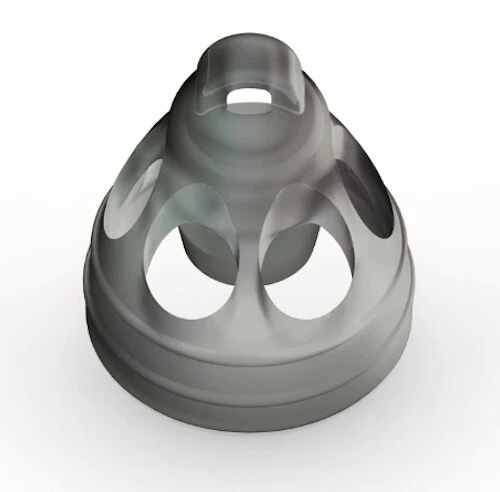 Cúpulas ahumadas abiertas medianas para audífonos Phonak y Unitron - ¡Paquete de 10! Foto 1 de 1