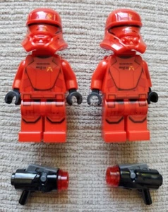 (2 LOT) LEGO 75266 Star Wars Sith Jet Trooper Minifigures Episode 9 - Picture 1 of 3