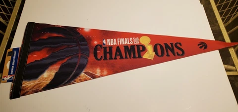 Toronto Raptors Wincraft  2019  NBA Championship Premium Pennant Cover