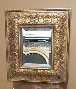 Espejo de pared con marco personalizado biselado rectangular "16x18" de madera maciza ornamentada - Imagen 1 de 12