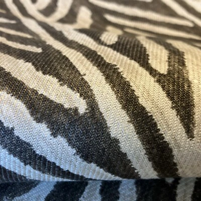 Ralph Lauren Upholstery Fabric, Pemba, Linen Blend, Charcoal - Image 1 of 4