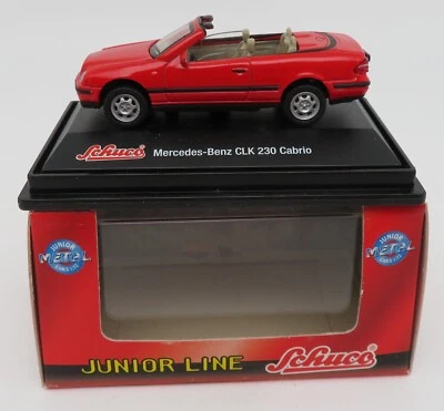A Schuco MB CLK 230 Cabrio Rosso 1/72 IN Box #3316117 - Immagine 1 di 4