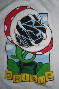 ORISUE Label - For the Hungry PIRANHA PLANT (LG) Shirt SUPER MARIO Venusfliegenfalle - Bild 1 von 6