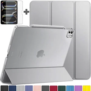 Schutzhülle + 9H Panzerfolie Glas für iPad Pro 13 M4 2024 ultradünne Case -3 - Bild 1 von 17