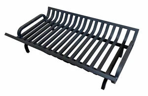 Standing grate with with two handles 45cm x 30cm for wood for the fireplace - Picture 1 of 4