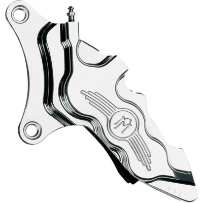 Performance Machine 6 Piston Brake Caliper - 13" - Left - Chrome | 0051-2917-CH - Image 1 of 3