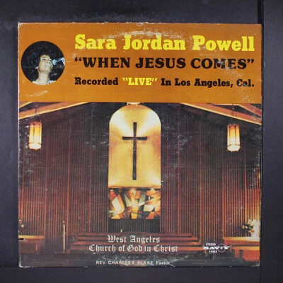 SARA JORDAN POWELL: when jesus comes SAVOY 12" LP 33 RPM - Image 1 of 2