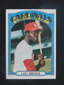 1972 Topps Baseball Card #200 Lou Brock (EX-MT/NM) - Picture 1 of 2