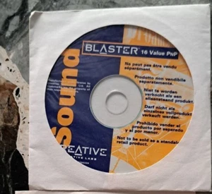 Creative Labs Sound Blaster 16 Value PnP CD originale driver - Afbeelding 1 van 1