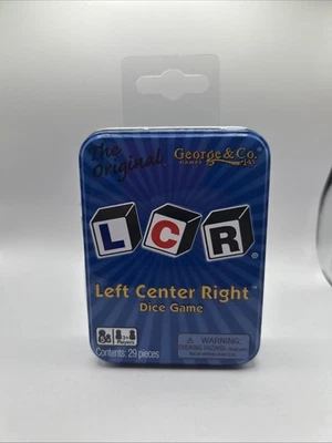 The Original LCR Left Center Right Dice Game in Tin - George & Company 2010 - Image 1 of 4