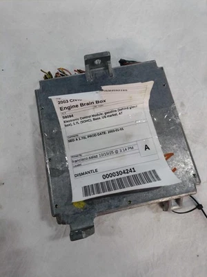 Used Engine Control Module (ECM) fits: 2003 Honda Civic Electronic Control Modul - Image 1 of 4