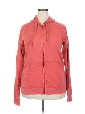 Sudadera con capucha rosa con cremallera XL American Rag Cie para mujer Foto 1 de 4