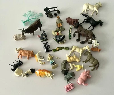 ⭐ ANIMALES DE GRANJA + GRANJERO VINTAGE AÑOS 70/80 EN SU MAYORÍA GRANJEROS de plástico Foto 1 de 4