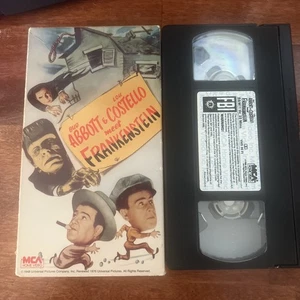 Abbot and Costello Meet Frankenstein VHS Hi-Fi 1988 MCA - Picture 1 of 2